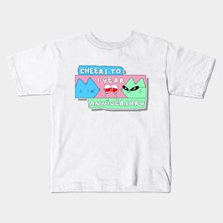 happy anniversary 1 year Kids T-Shirt